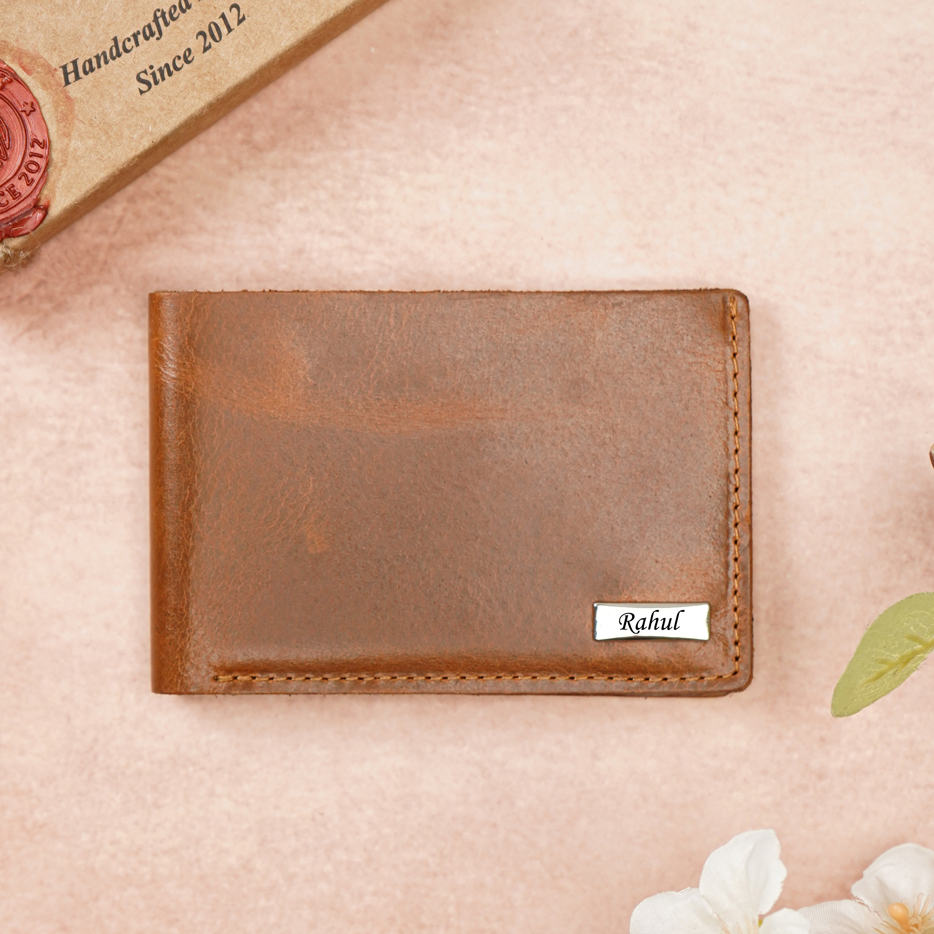 Premium Handcrafted Genuine Leather Men's Wallet with Customization (STYLE ID #29)