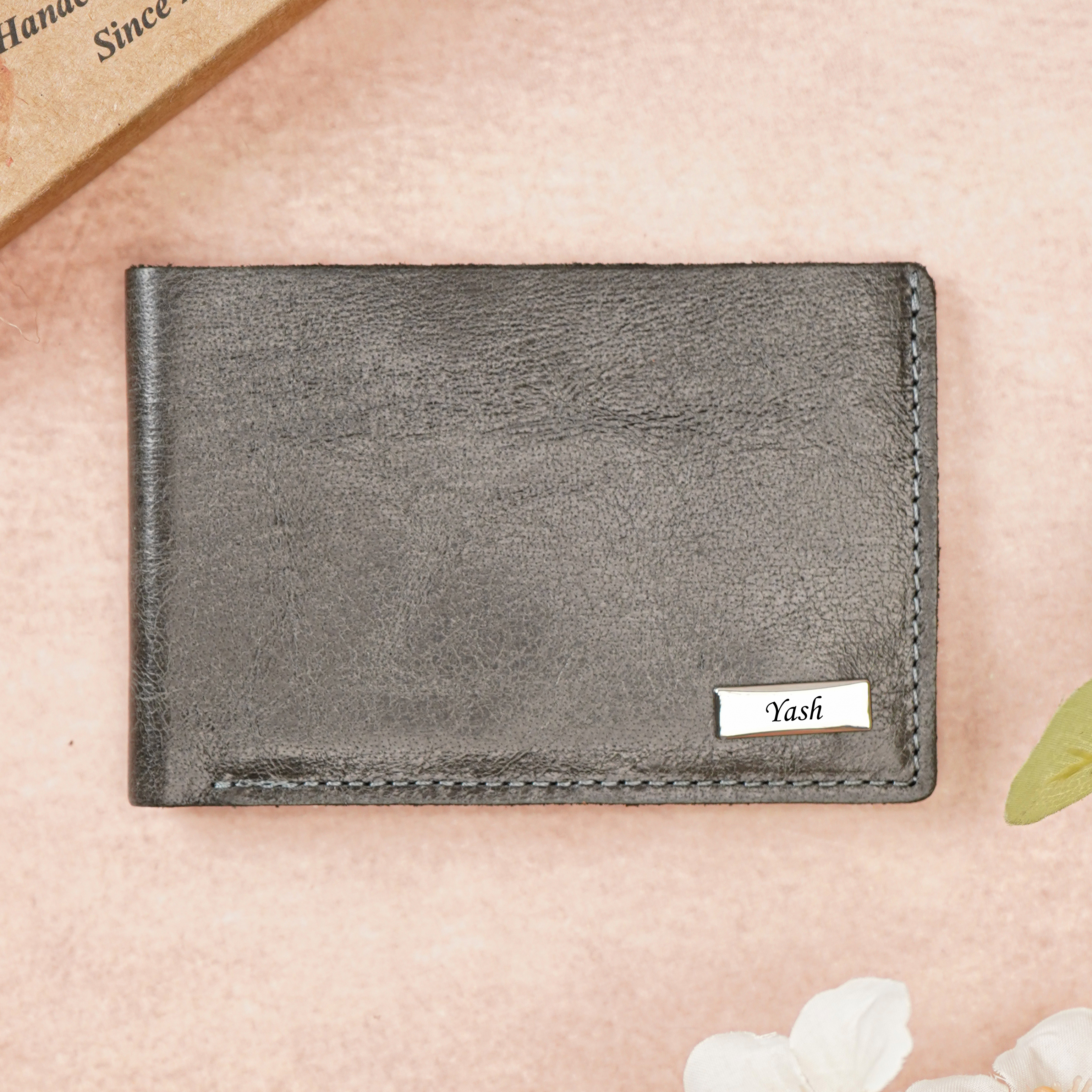 Premium Handcrafted Genuine Leather Men's Wallet with Customization (STYLE ID #29)