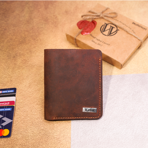 Luxury Personalized Handcrafted Genuine Leather Men’s Wallet | Perfect Gift for Him (STYLE ID #25)