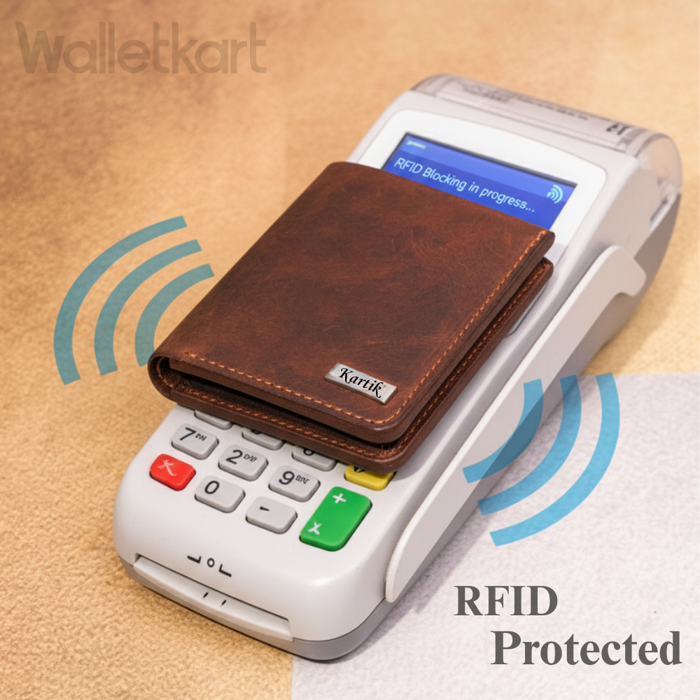 Luxury Personalized Handcrafted Genuine Leather Men’s Wallet | Perfect Gift for Him (STYLE ID #25)