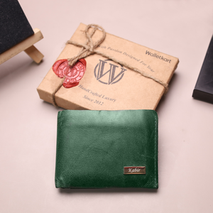 Customized Handcrafted Genuine Leather Men's Wallet, Gift for Boyfriend | Husband ( STYLE ID #23)