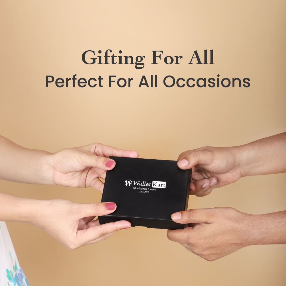 Personalized Leather Name Men's Wallet | Best Customised Gift for Boyfriend Friend Husband Father & Son